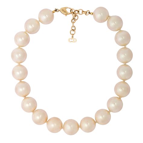 dior pearl necklace men|christian Dior charm station necklace.